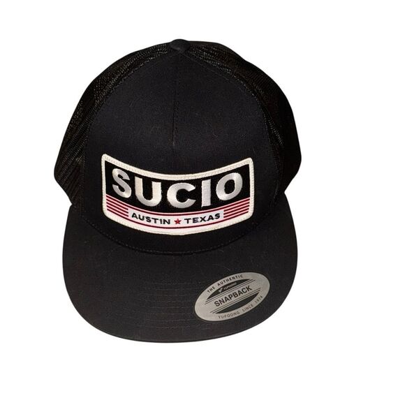The Classics NWT Sucio Austin Texas Dirty Sixth Black Snapback Hat - Picture 1 of 9